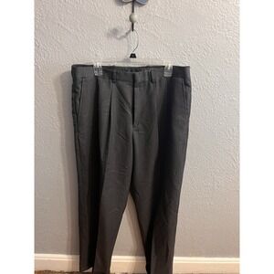 Vintage Eddie‎ Bauer Pants Mens 36 Inseam 31 Inches Charcoal Gray Pleated Wool